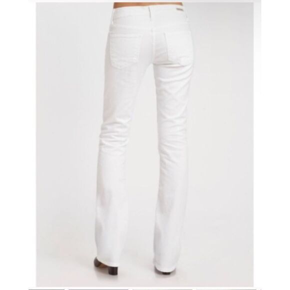 Citizens of Humanity Kelly stretch low waist bootcut white jeans 30 - Picture 9 of 9